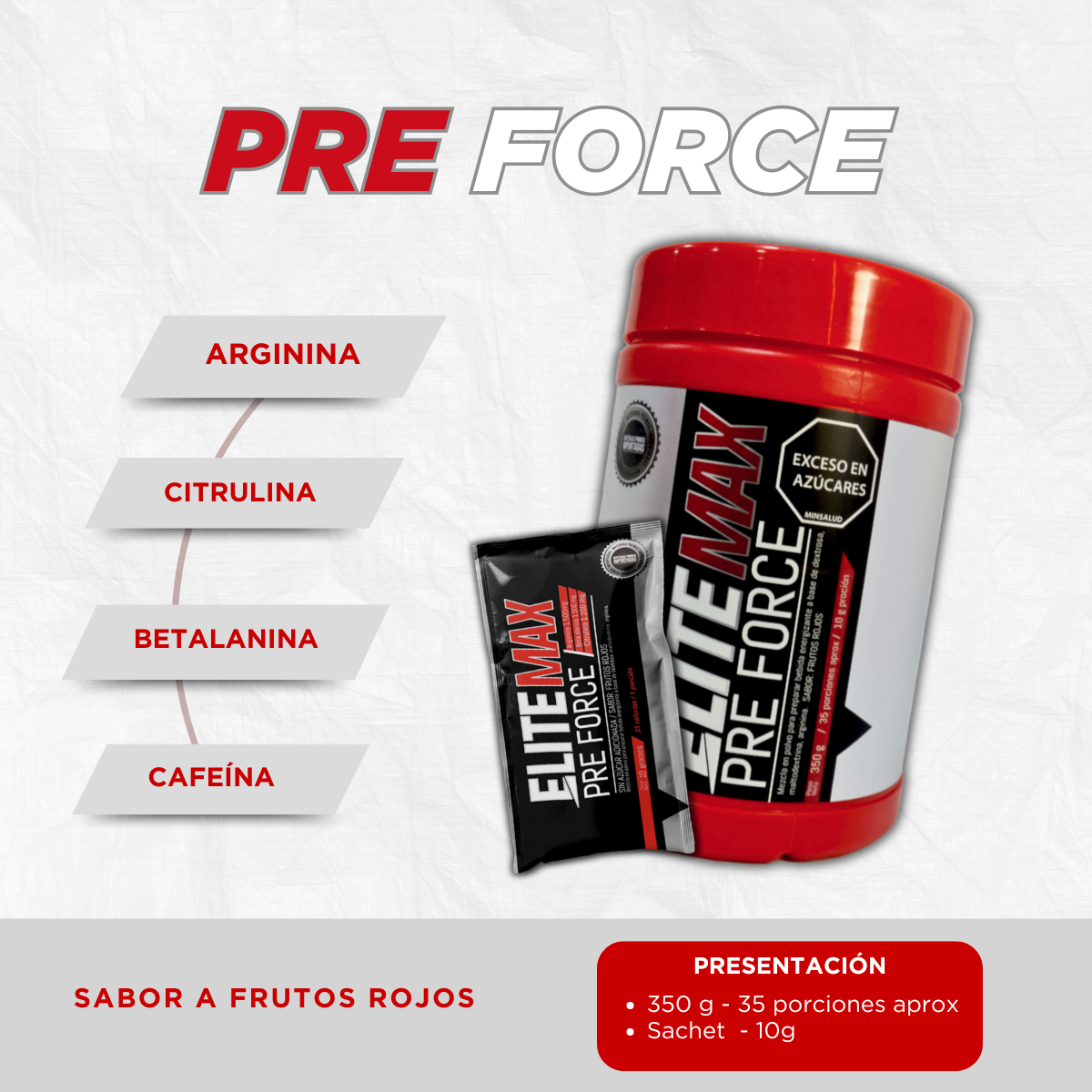 SACHET PREFORCE x 12 UND