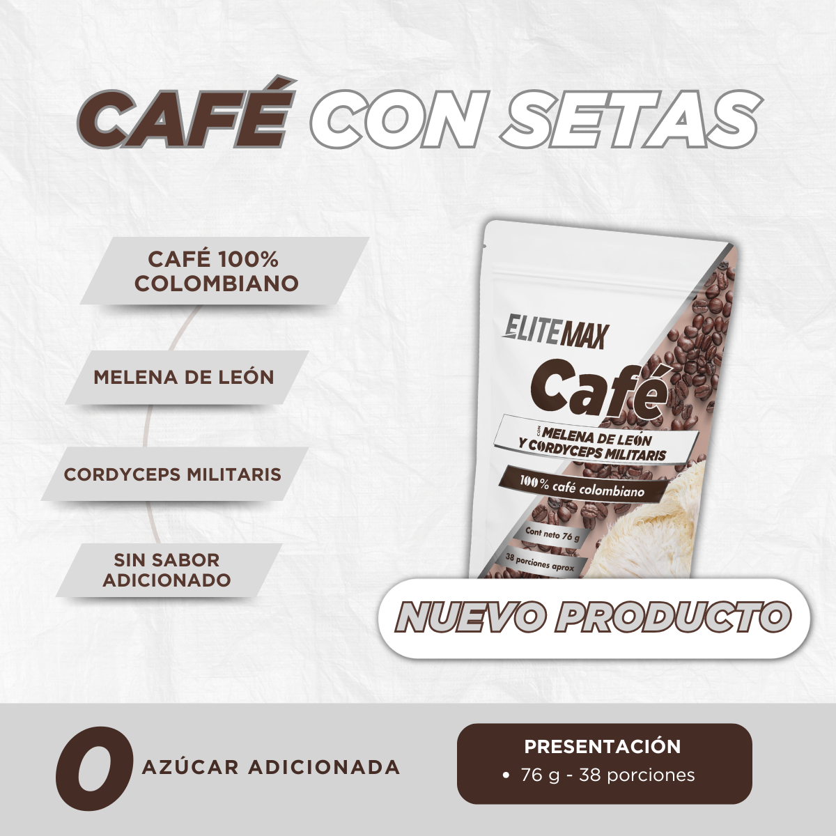 ☕Café instantáneo con setas