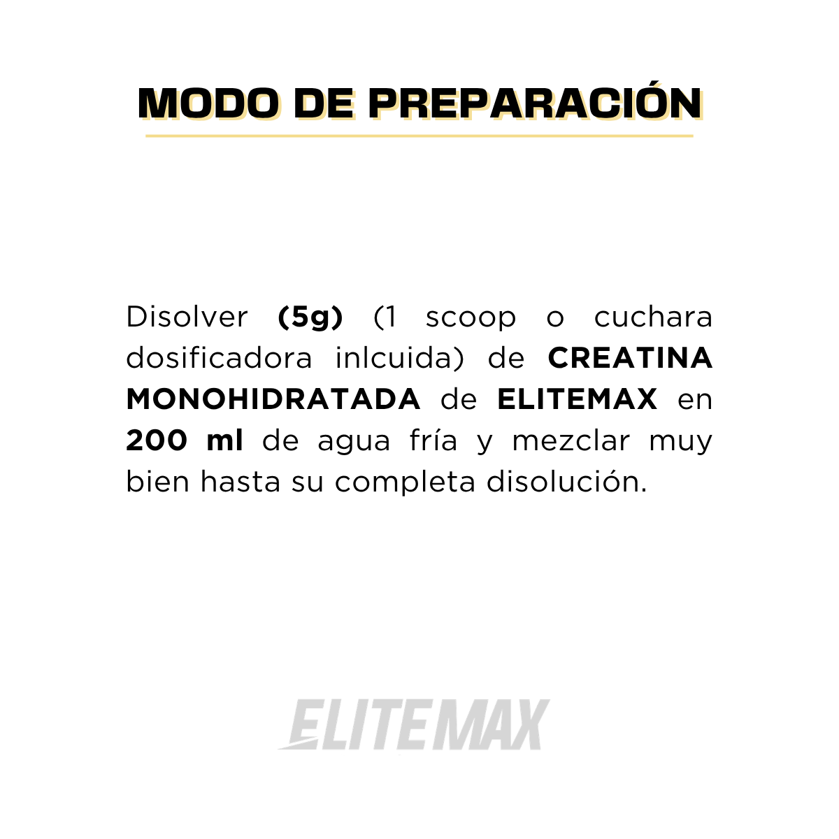 CREATINA MONOHIDRATADA