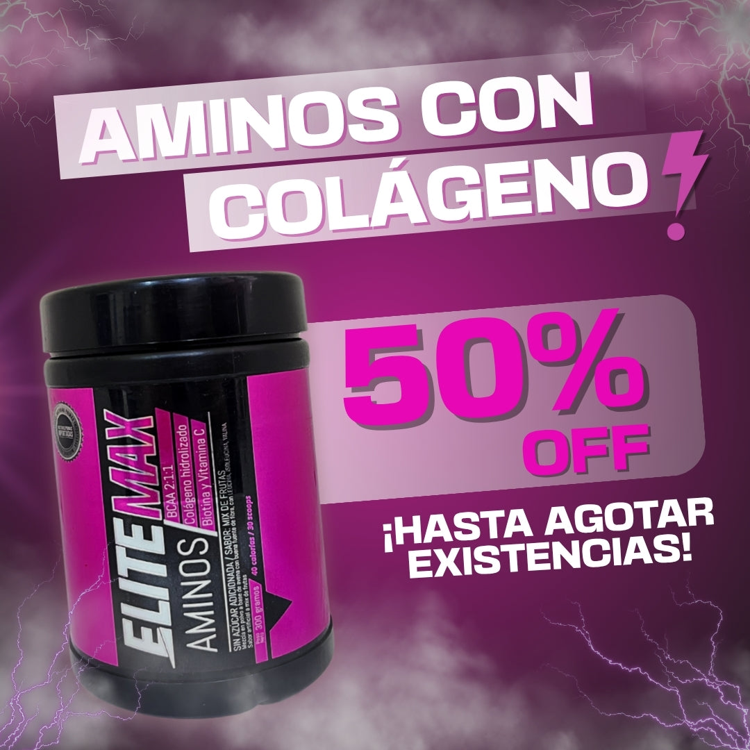 AMINOS + COLÁGENO - PROMO 50% OFF