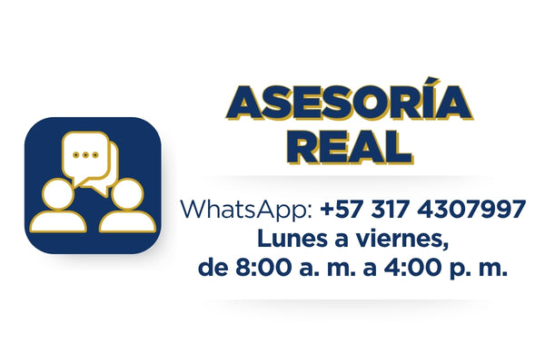 Asesoria real por WhatsApp