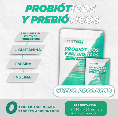 PROBIOTICOS Y PREBIOTICOS - NUEVO PRODUCTO
