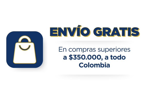 Envio gratis en compras superiores a 350.000 a todo Colombia
