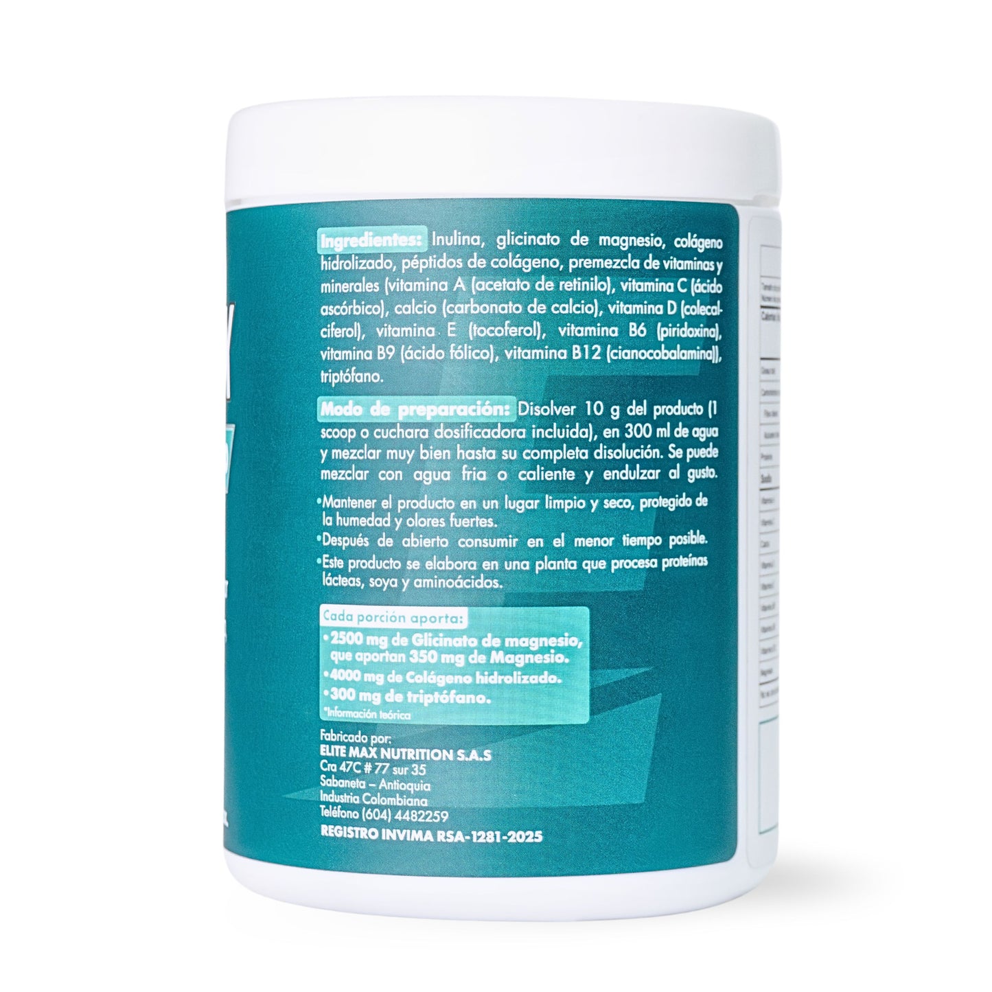 GLICINATO DE MAGNESIO + TRIPTÓFANO 300g