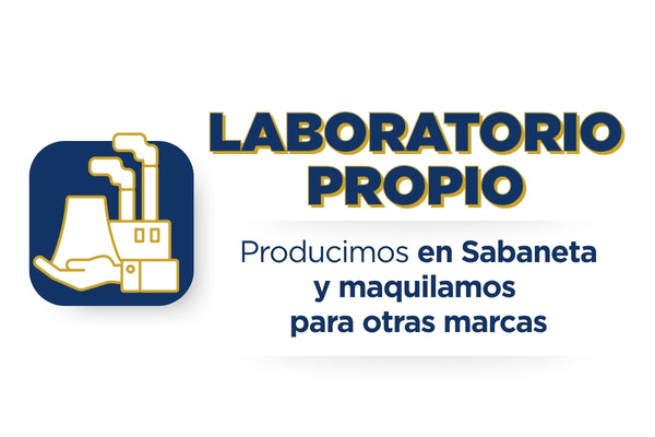 Laboratorio propio, producimos en Sabaneta
