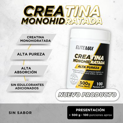 CREATINA MONOHIDRATADA 500g
