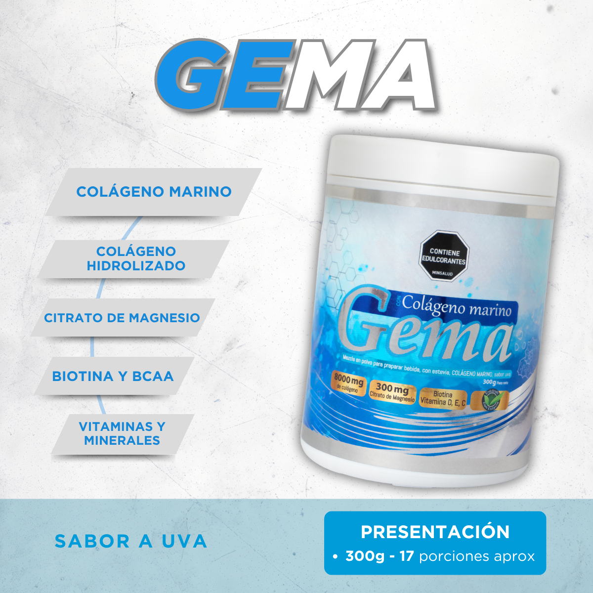 GEMA COLÁGENO MARINO - 300g