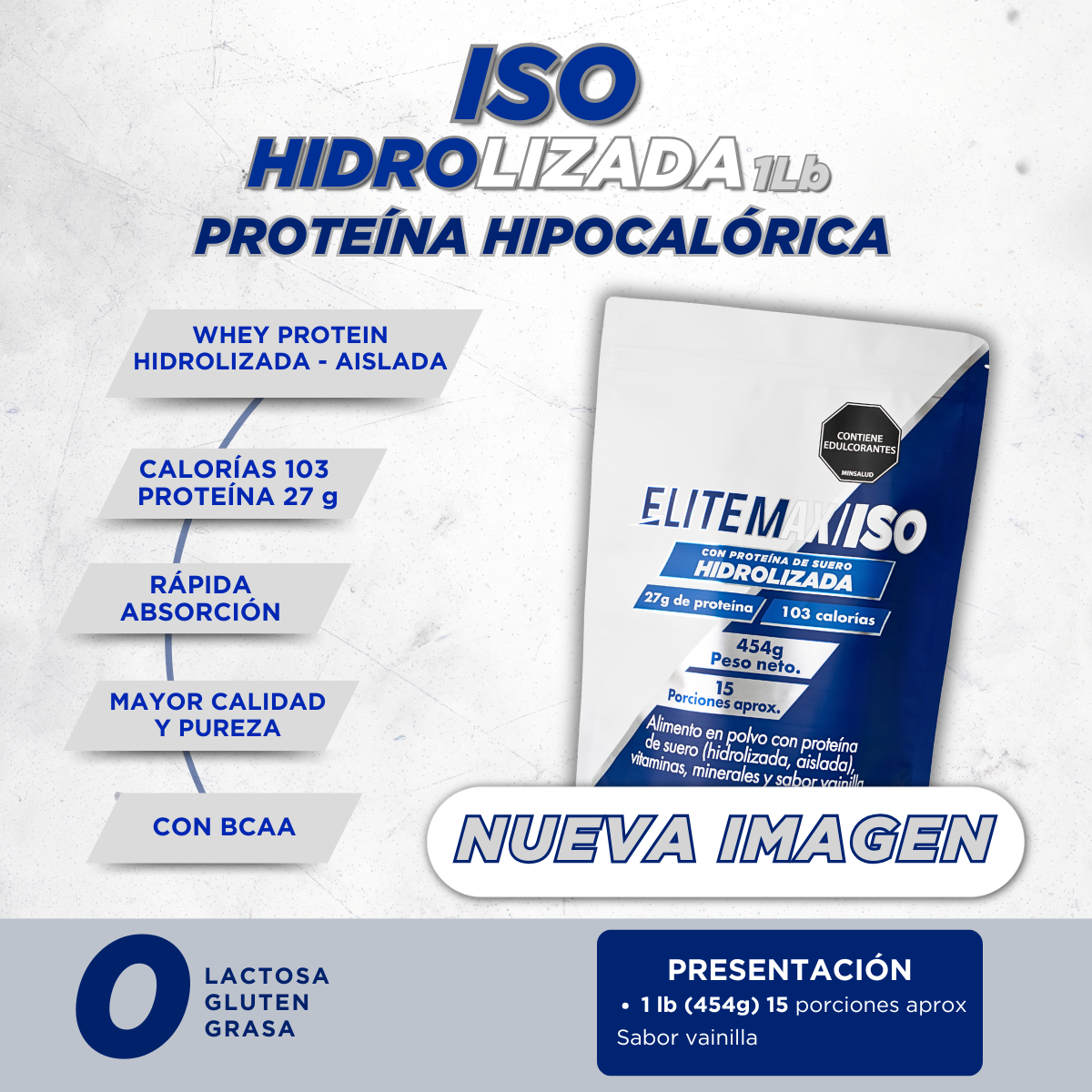 ISO HIDROLIZADA - 1LB Y 3LB NUEVA IMAGEN