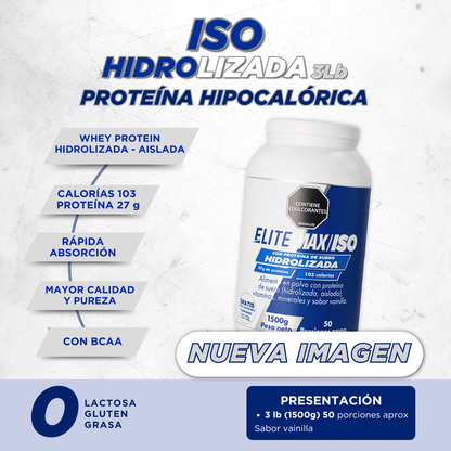 ISO HIDROLIZADA - 1LB Y 3LB NUEVA IMAGEN