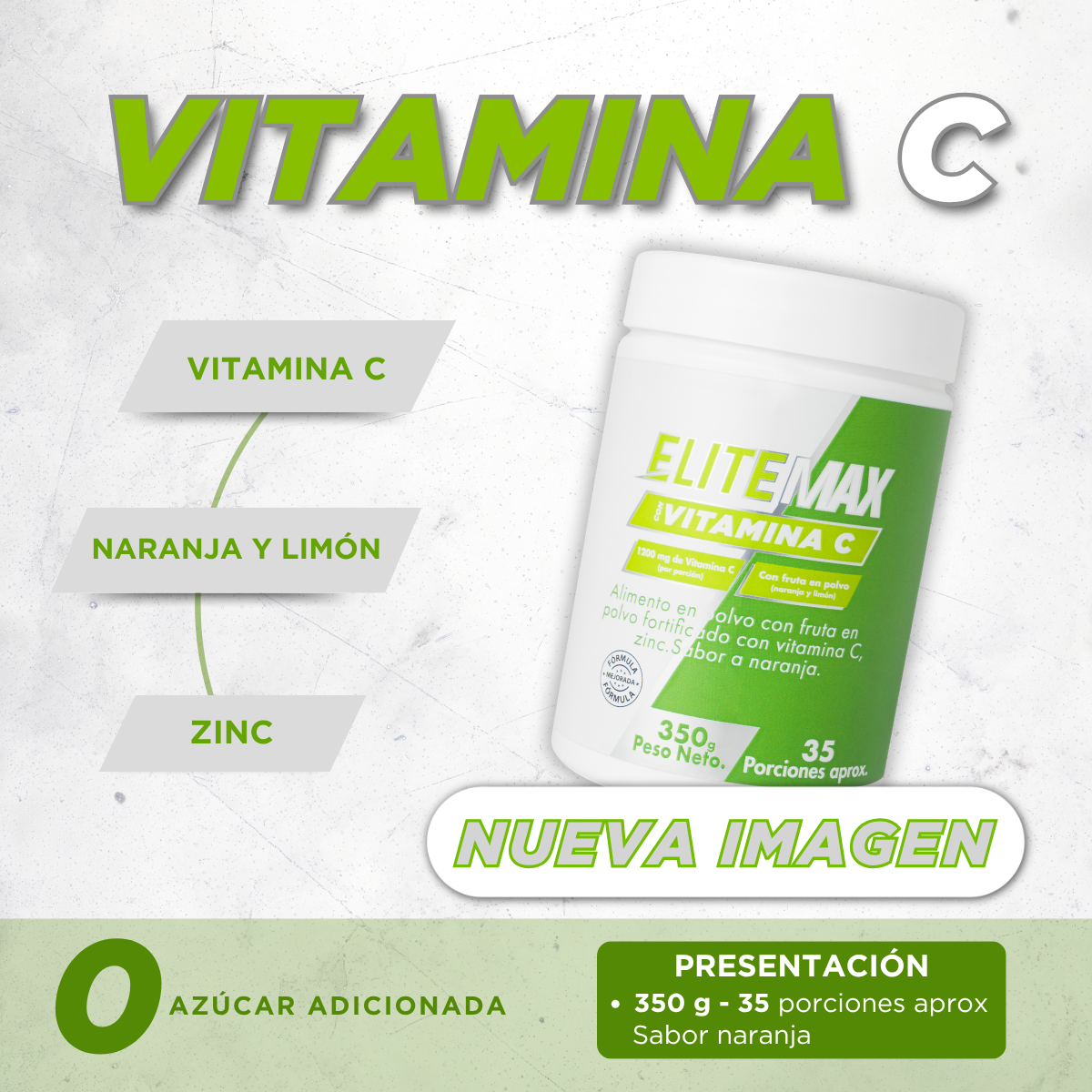 ELITEMAX C (VITAMINA C) - 350g