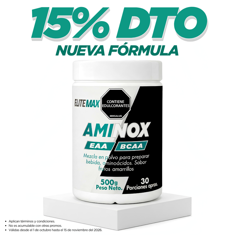 PROMO AMINOX EAA + BCAA 💪 CON EL 15% DTO 🧬