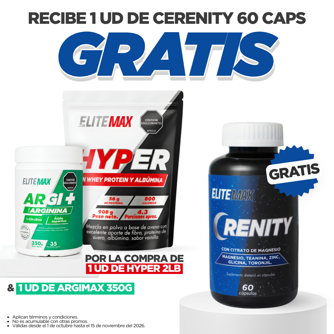 PROMOCIÓN HYPER 2lb + ARGI+ 350g💪🍃 GRATIS CERENITY✨