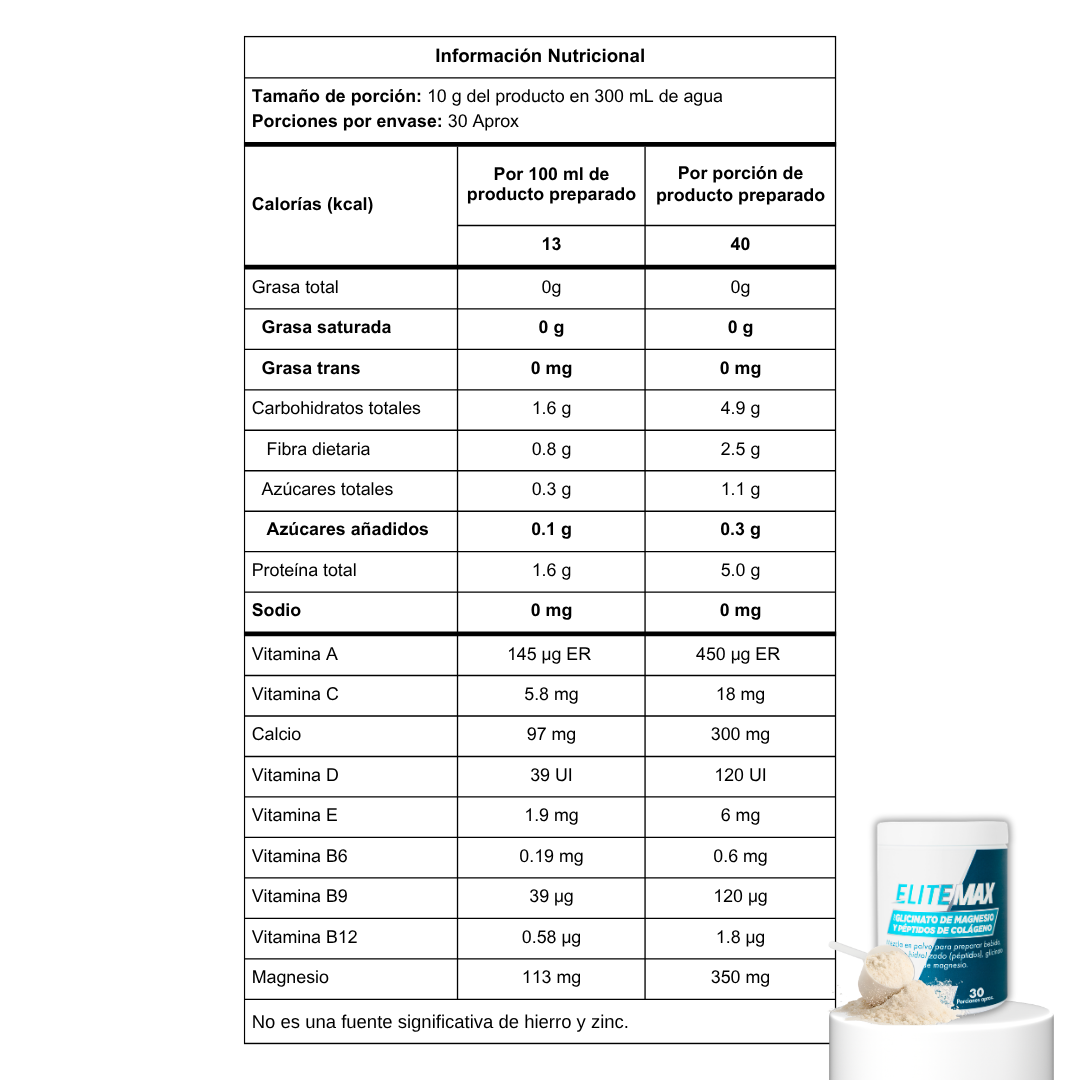 GLICINATO DE MAGNESIO - 300g