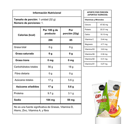 UP GEL - BANANO O SANDÍA (x 12 Unidades)