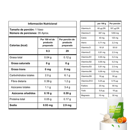 ELITEMAX C (VITAMINA C) - 350g